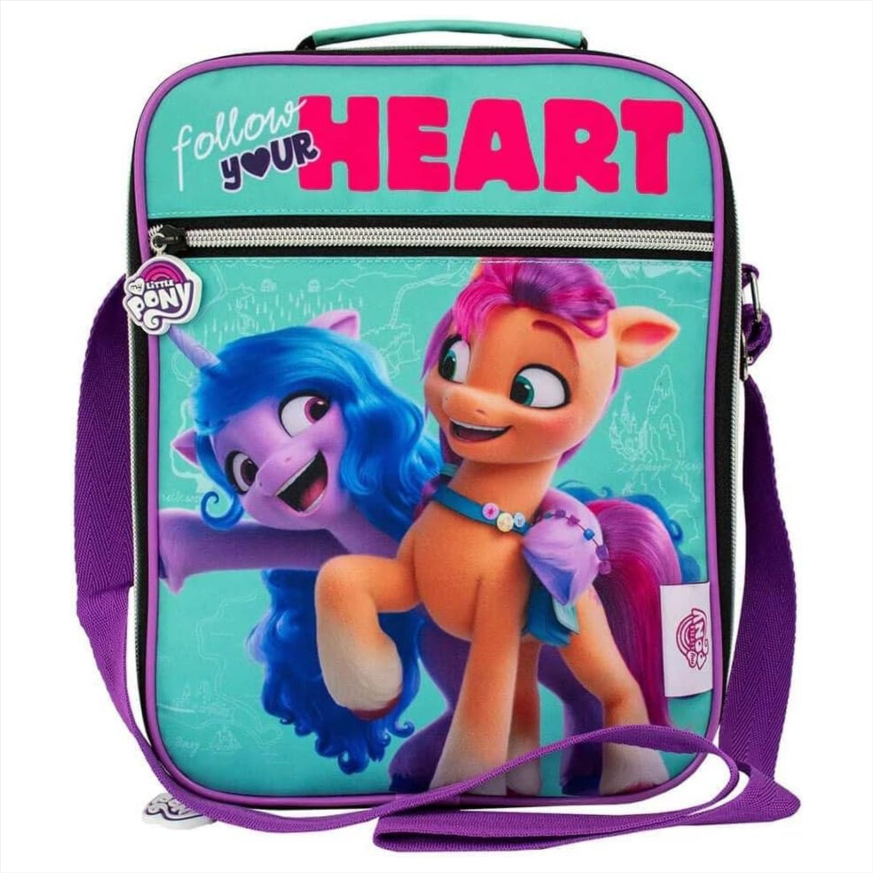 My Little Pony 3-Pack School Bundle - Lunch Bag, Pencil Case, & Water Bottle - Toptoys2u