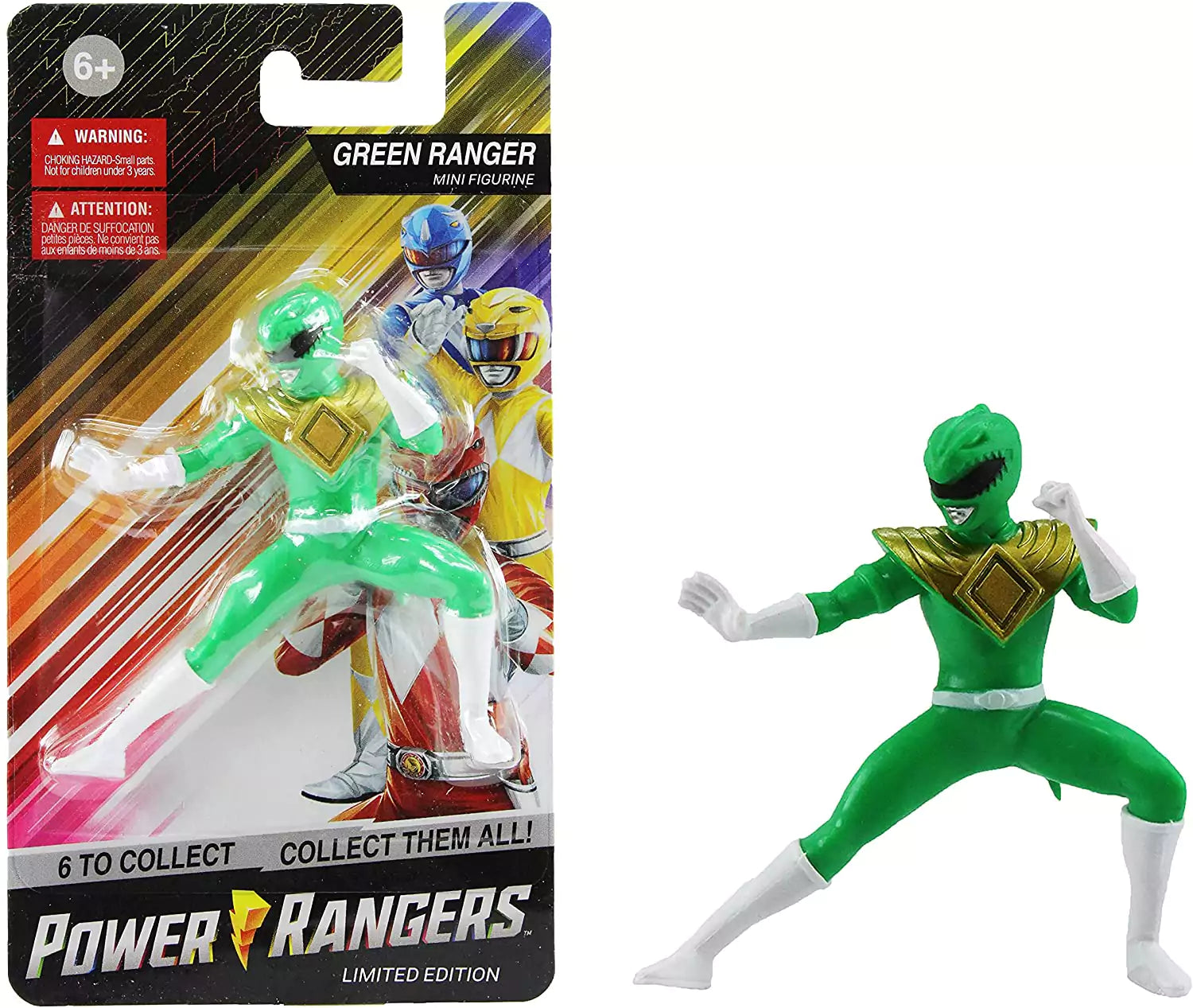 Power Rangers 2.5" Mini Figure - Green Ranger (Limited Edition) - Toptoys2u