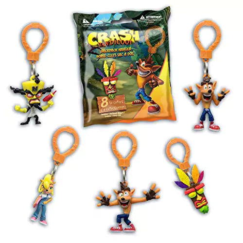 Crash Bandicoot Keyring and Bag Hanger 3D Blind Bag Figure - Toptoys2u