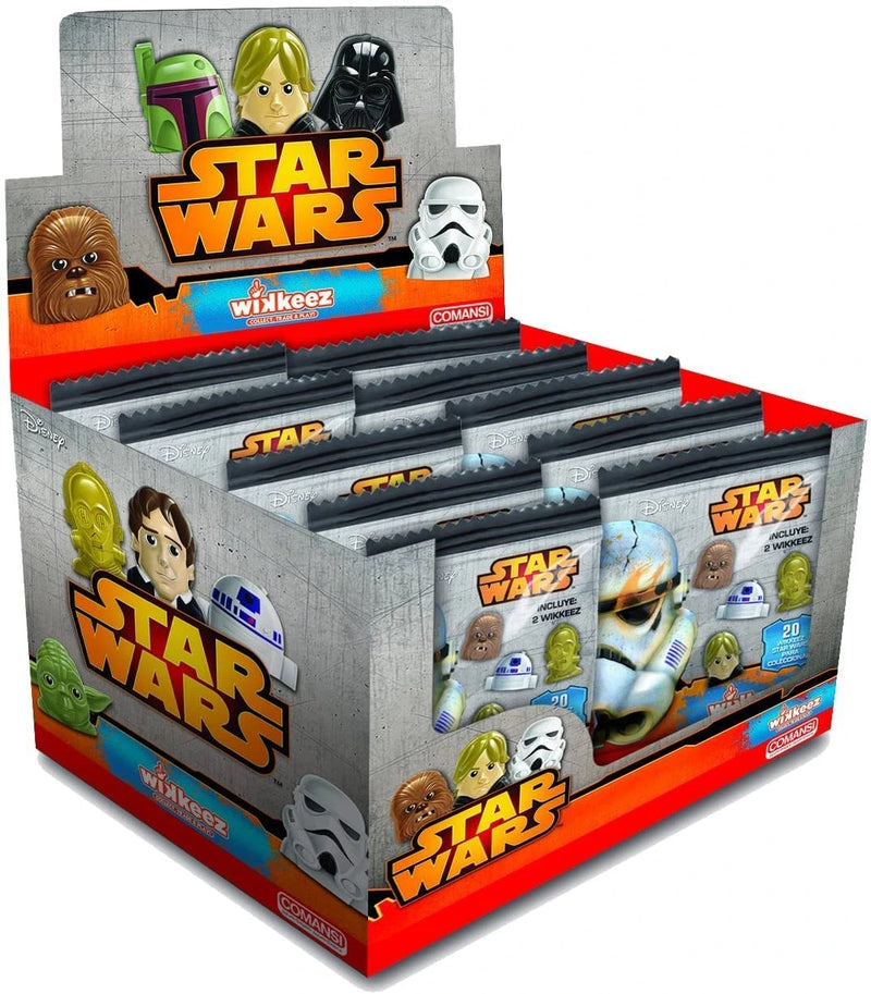 Wikkeez Star Wars Twin Pack Figure Head Party Surprise Blind Bags - 10 Packs Supplied - Toptoys2u