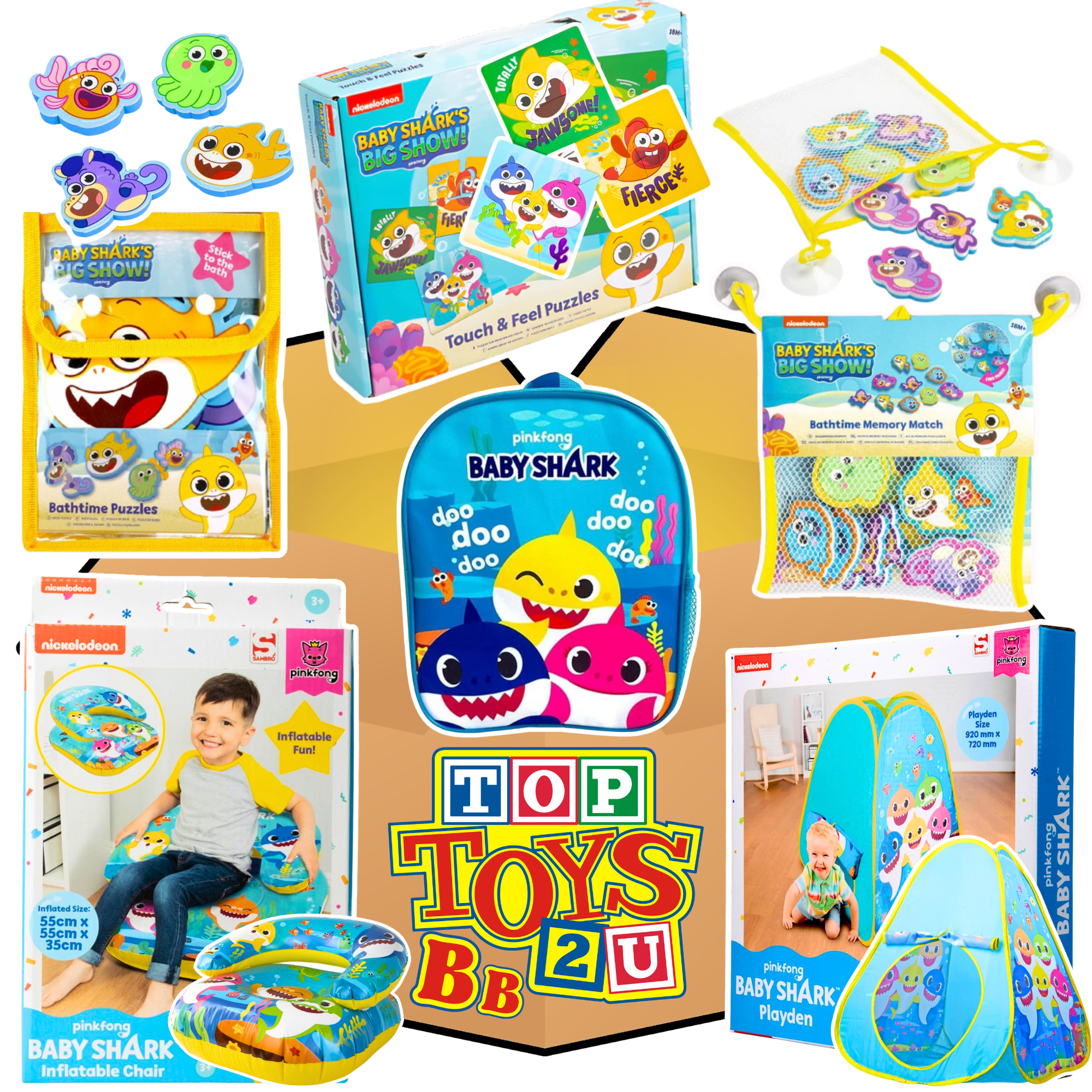 Toptoys2u Baby Shark Prebuilt Bargain Bundles - Toptoys2u