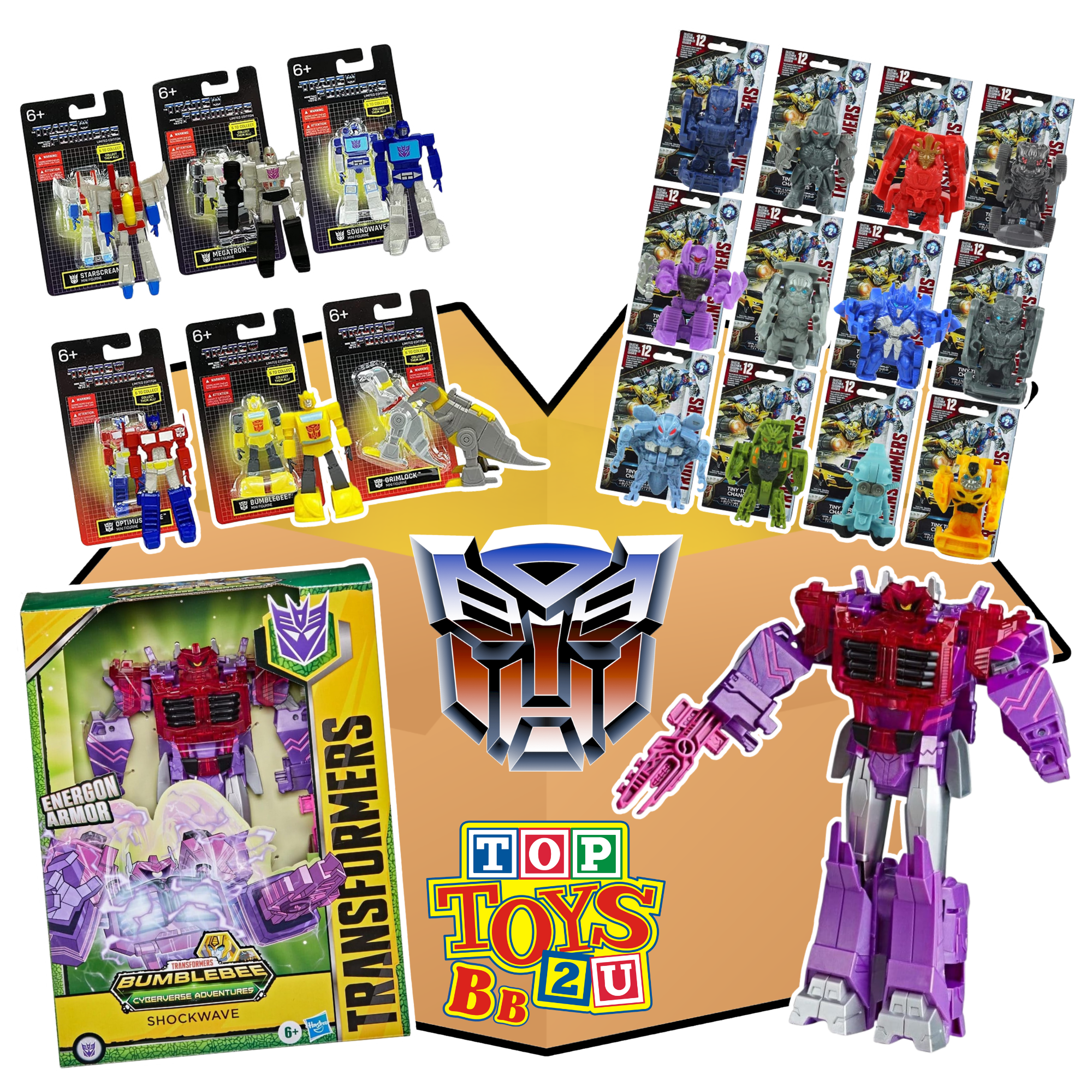 Toptoys2u Transformers Prebuilt Bargain Bundles - Toptoys2u