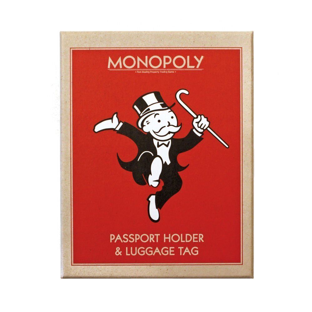 Monopoly Passport Holder and Luggage Tag Set in Gift Box - Toptoys2u