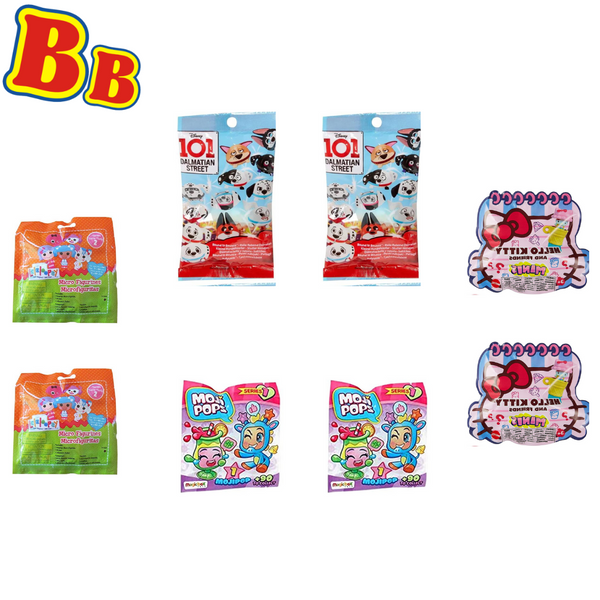 Party Bag Fillers - Perfect Blind Bag Figure Bundles - Packs of 8 - Set 6 - Toptoys2u