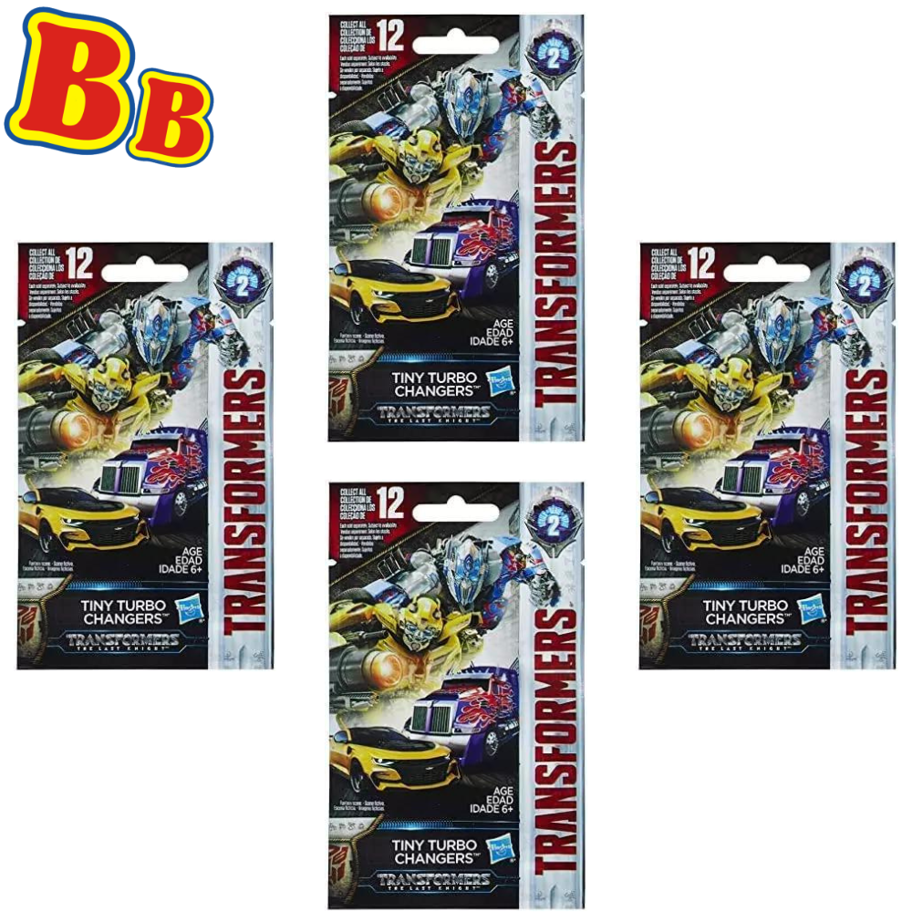 Transformers Tiny Turbo Changers Series 2 Blind Bag Party Favour Pack of 4 - Toptoys2u