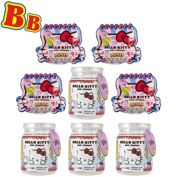 Hello Kitty Blind Bag Set - 4x Double Dippers Surprise & 4x Friends Surprise Blind Bags - Set of 8 Blind Bags - Toptoys2u