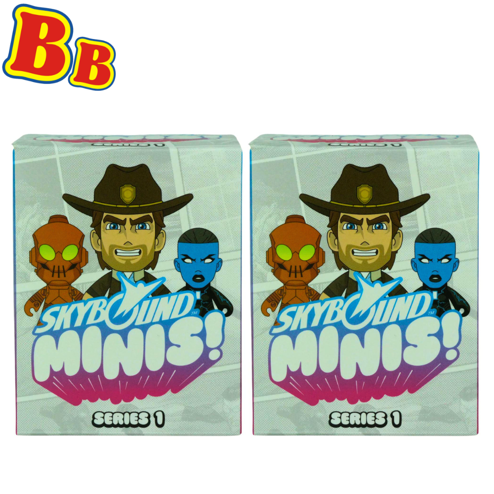 Skybound Minis Series 1 Character Figures, The Walking Dead, Invincible, Science Dog & More Blind Box Party Favours - Pack of 2 - Toptoys2u