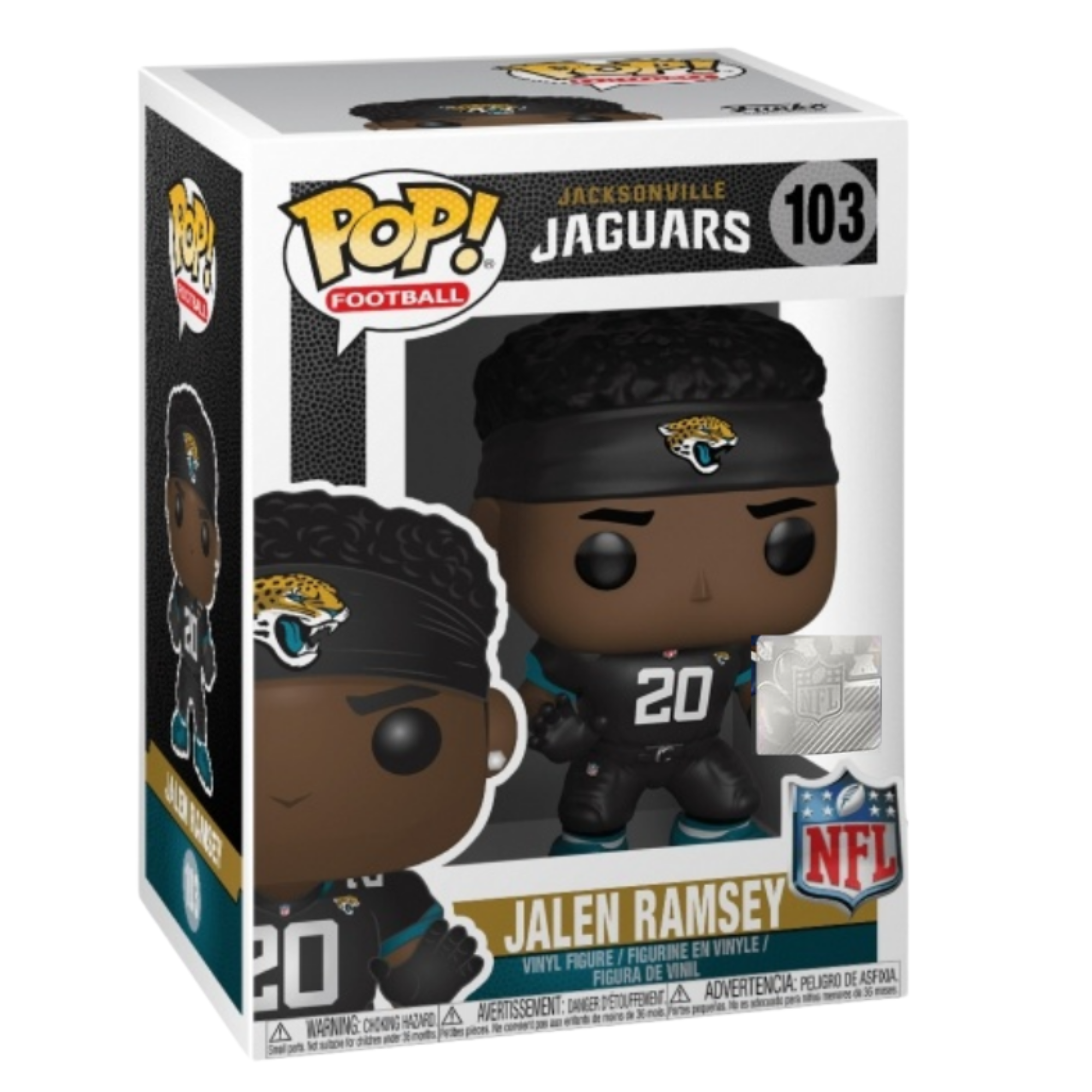Funko POP! NFL: Jaguars Jalen Ramsey #103 - Toptoys2u