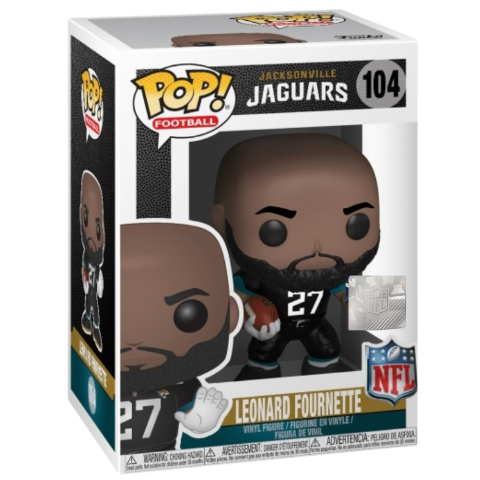 Funko POP! NFL: Jaguars Leonard Fournette #104 - Toptoys2u