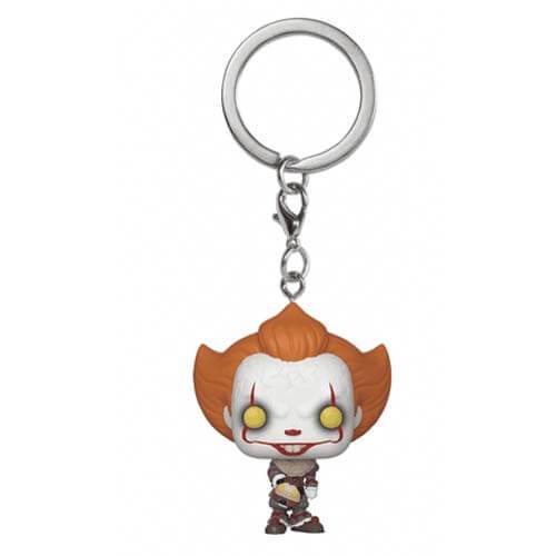 Funko POP! Keychain: IT Chapter Two Pennywise With Beaver Hat Vinyl Figure - Toptoys2u