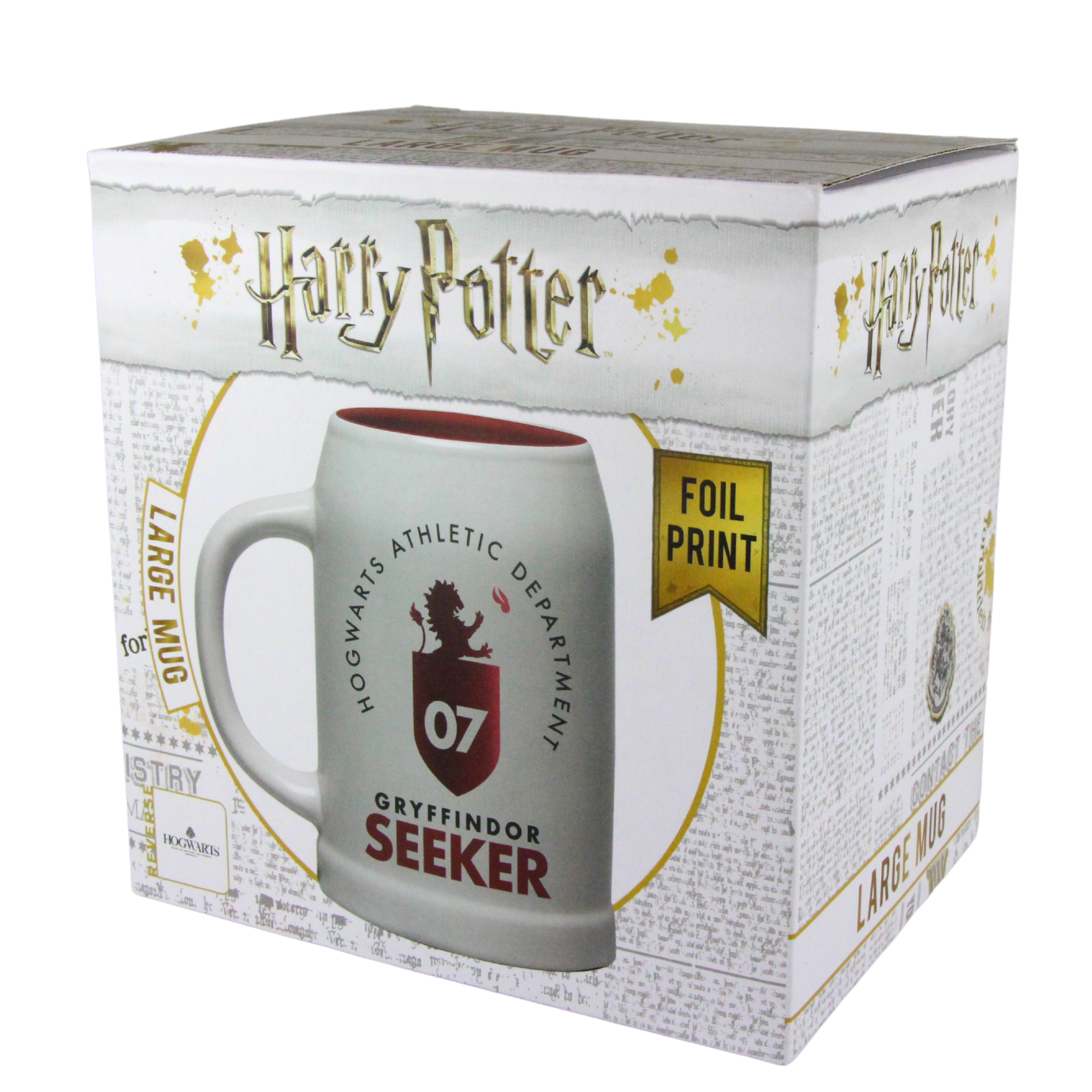 Harry Potter Gryffindor Seeker Hogwarts Athletic Department - 600ml Mug Ceramic Stein - Toptoys2u
