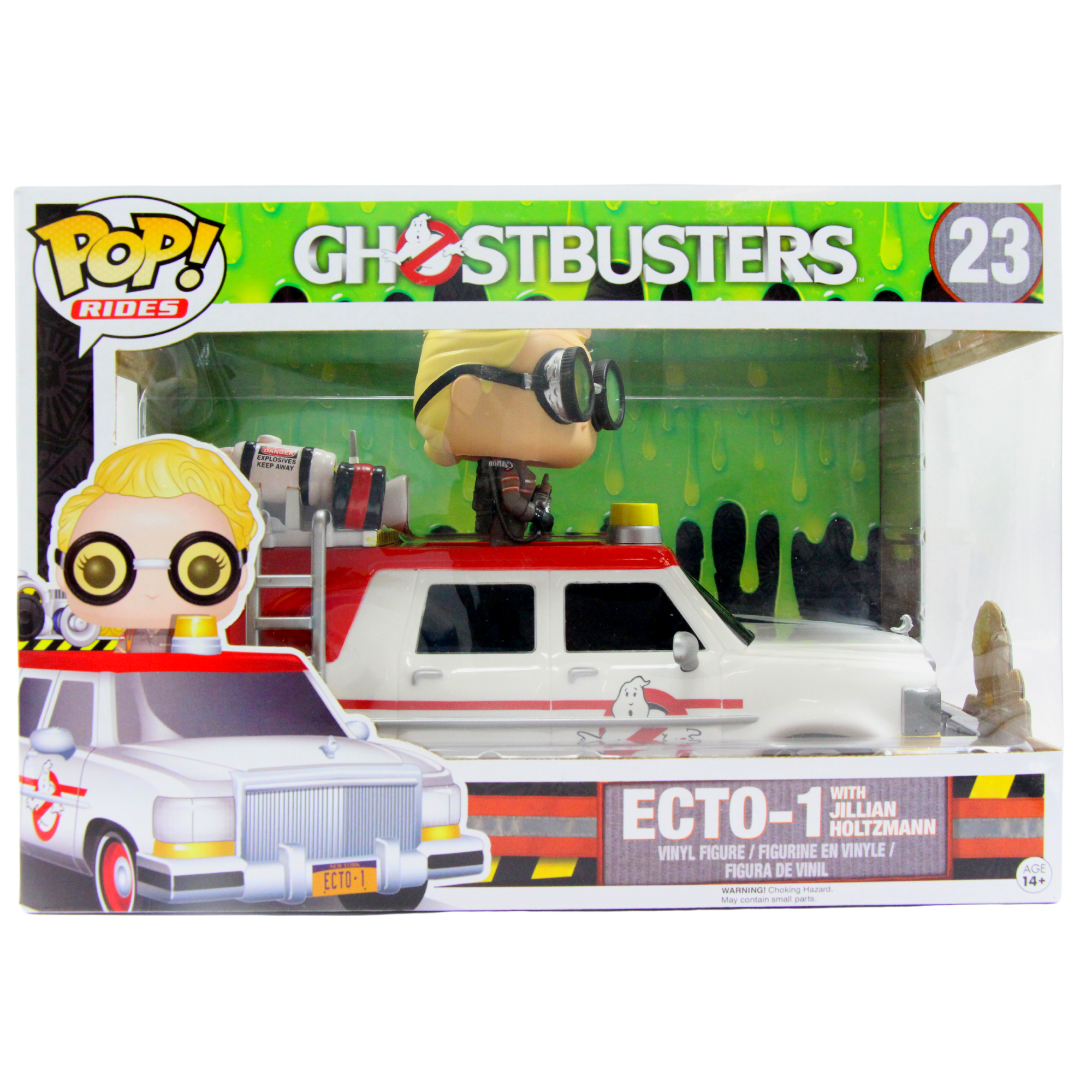 Funko POP! Rides: Ghostbusters 2016 - Ecto-1 Car With Jillian Holtzmann Vinyl Figure #23 - Toptoys2u