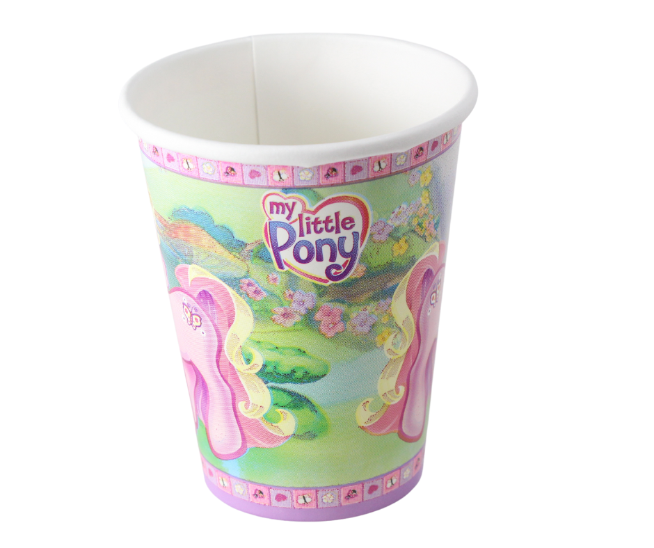 My Little Pony Hot or Cold Pack of 8 Paper Party Cups - Toptoys2u
