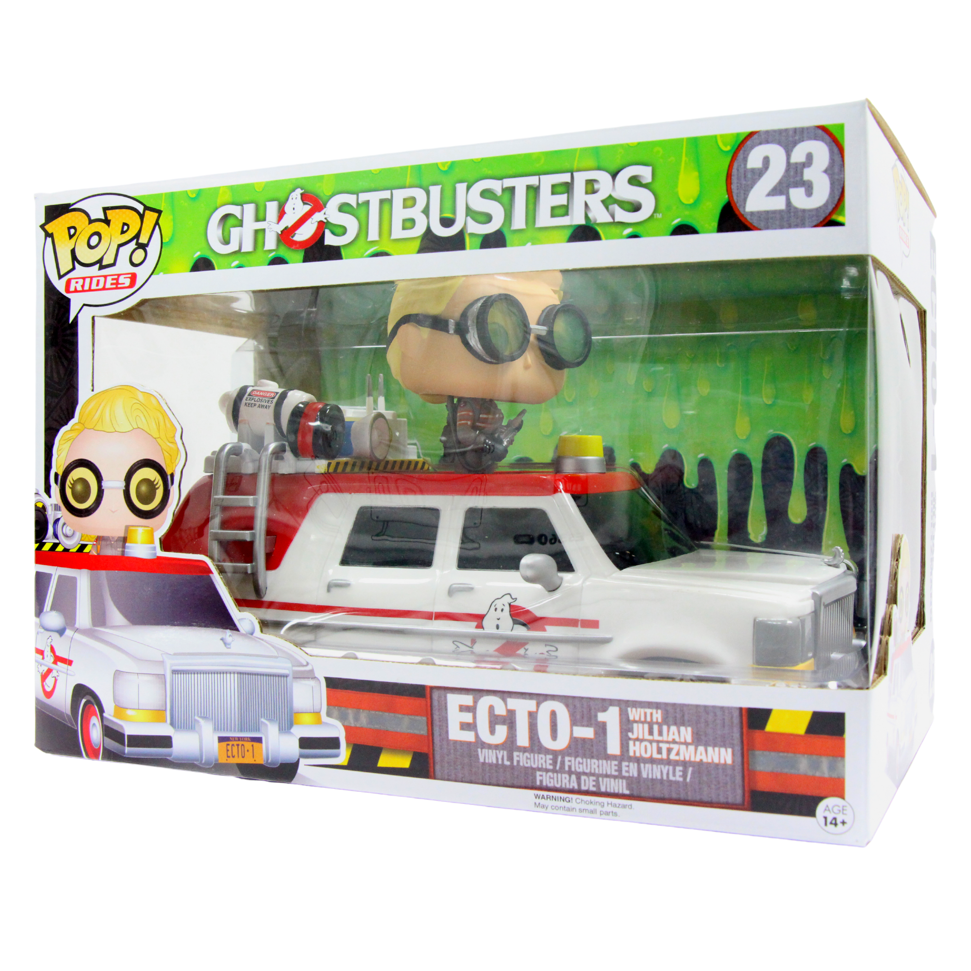 Funko POP! Rides: Ghostbusters 2016 - Ecto-1 Car With Jillian Holtzmann Vinyl Figure #23 - Toptoys2u