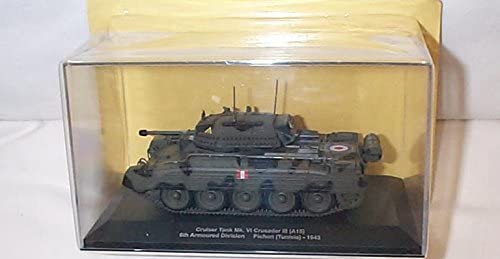 IXO Cruiser Tank MK VI Crusader III A15 - 6th Armoured Division - 1943 army tank 1.43 scale diecast model - Toptoys2u