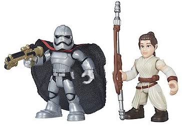Star Wars Galactic Heroes Figure Two Pack - Rey (Jakku) & Captain Phasma - Toptoys2u
