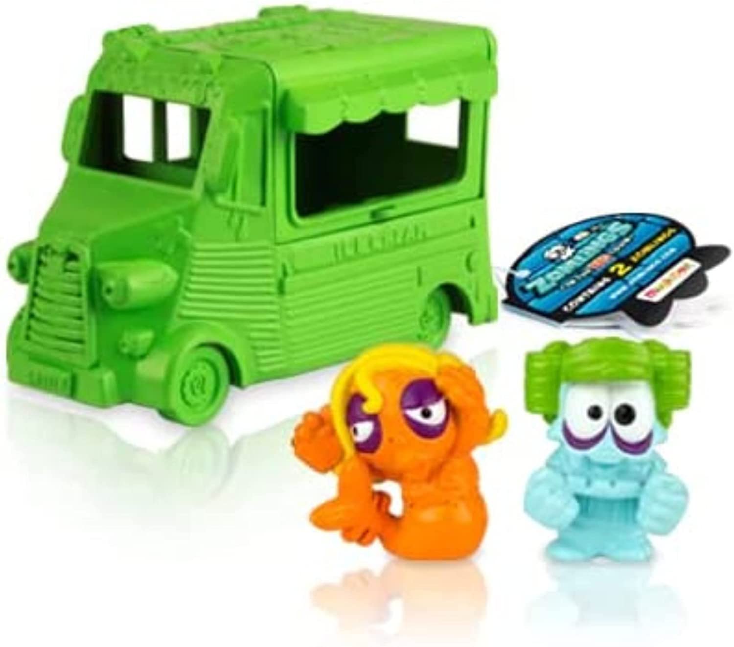 Zomlings Series 5 - Full Box of 12 Blind Box Vehicles - Includes Ice Cream Van, Fire Truck & Police Car - Toptoys2u