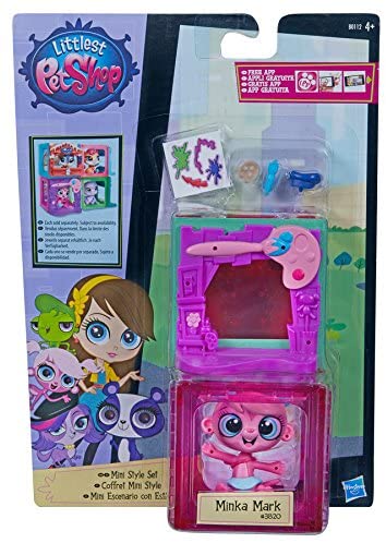 Hasbro Littlest Pet Shop Mini Style Set Minka Mark #3820 Set B0112! - Toptoys2u