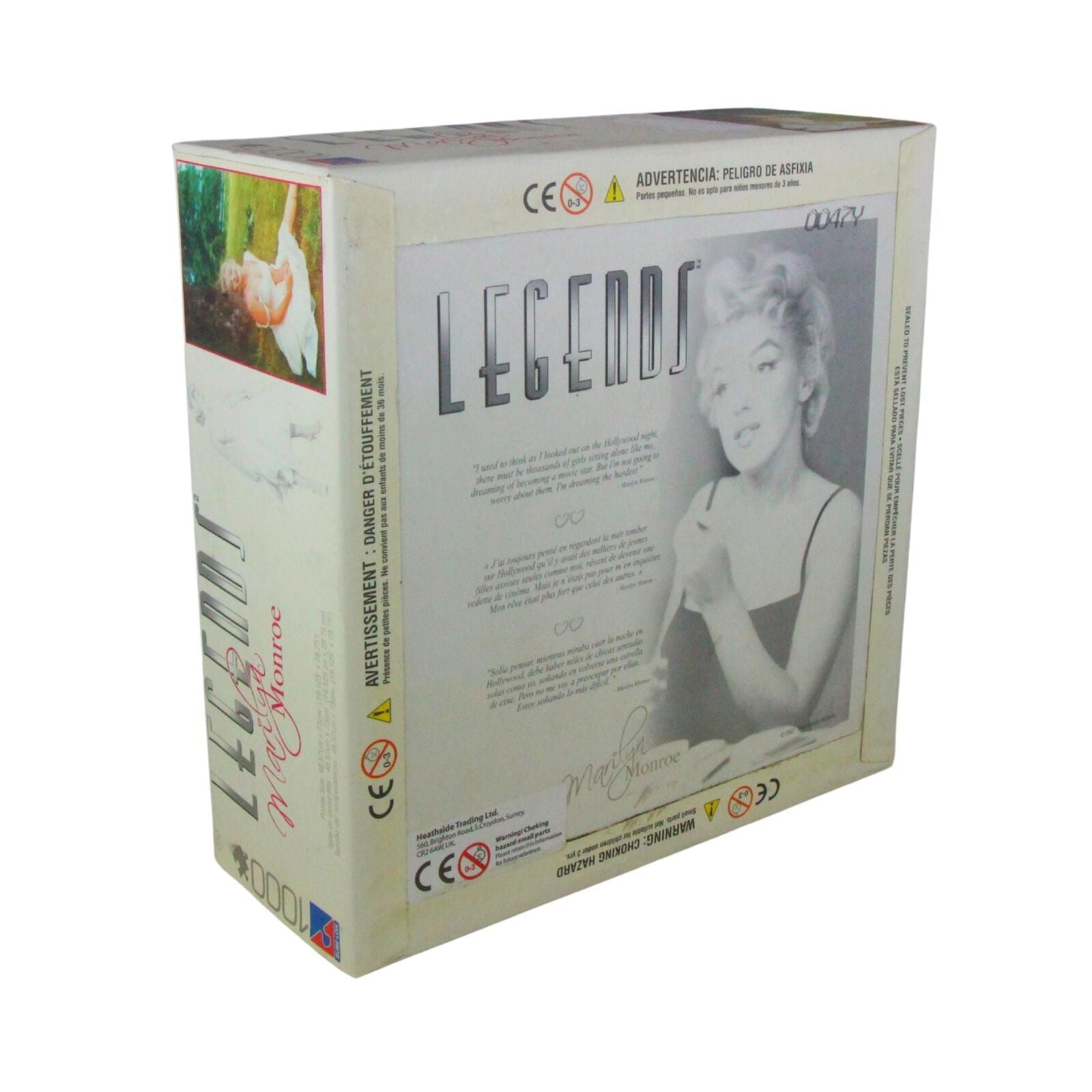 Marilyn Monroe Surelox Legends 1000 Piece Jigsaw - Toptoys2u