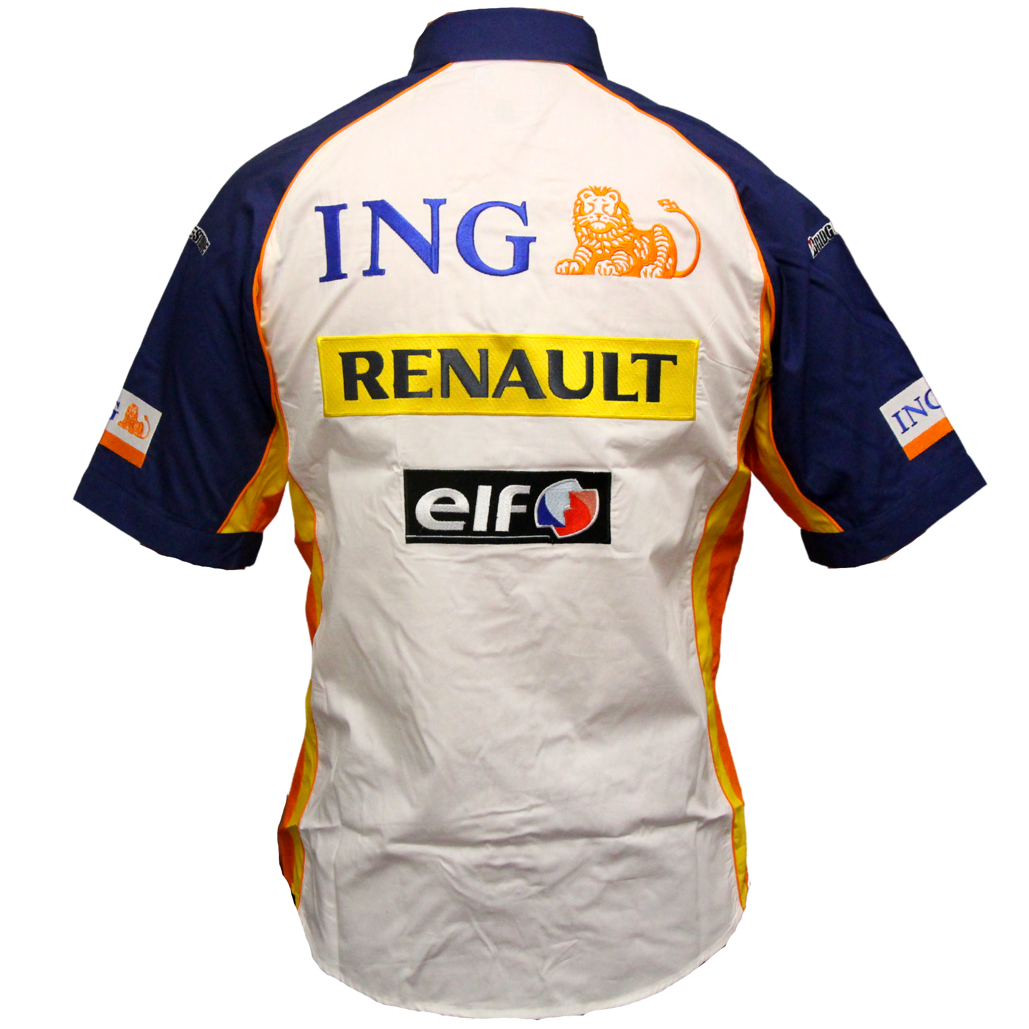 Formula 1 - Renault Racing Team - Great Quality Button Up Embroidered Shirt M - Toptoys2u