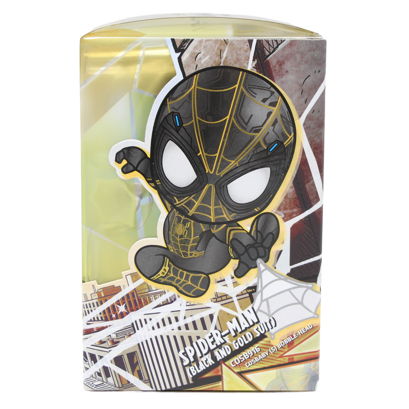 Spider-Man No Way Home - Spider-Man Black & Gold Cosbaby Vinyl Collectible Figure - Toptoys2u
