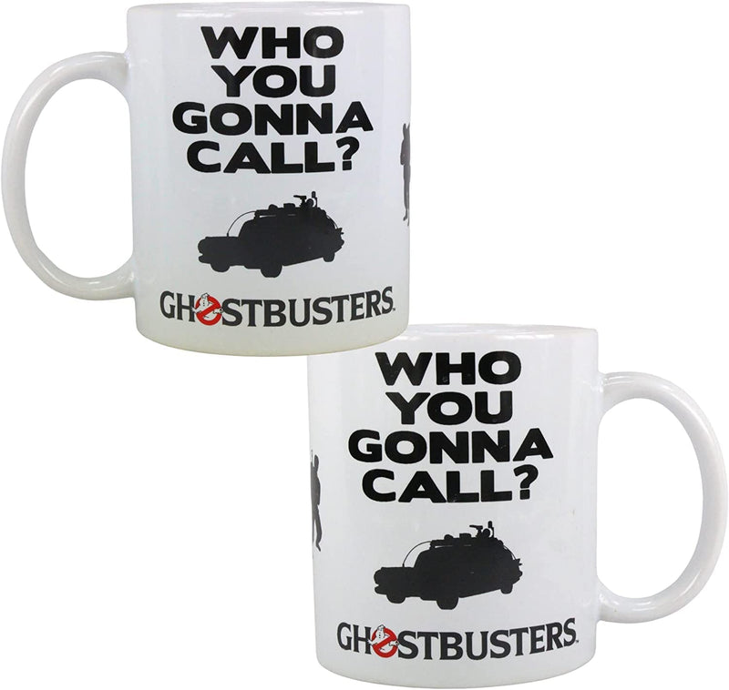 Ghostbusters 3 Piece Gift Sets - Logo Can Cooler, Metal Logo Bottle Opener & 330ml "Who Ya Gonna Call" Ceramic Mug - Toptoys2u