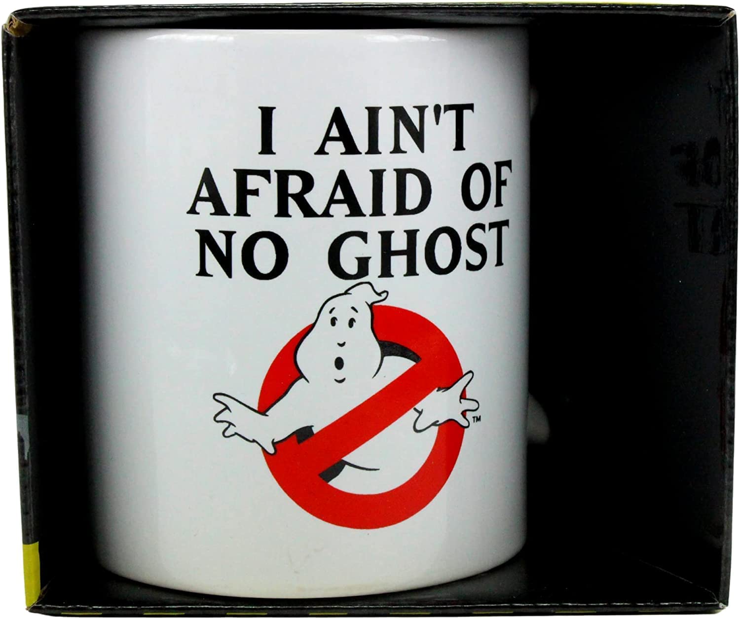 Ghostbuster Metal No Ghost Logo Can Cooler & 330ml "I Ain't Afraid of No Ghost" Mug - Twin Pack - Toptoys2u