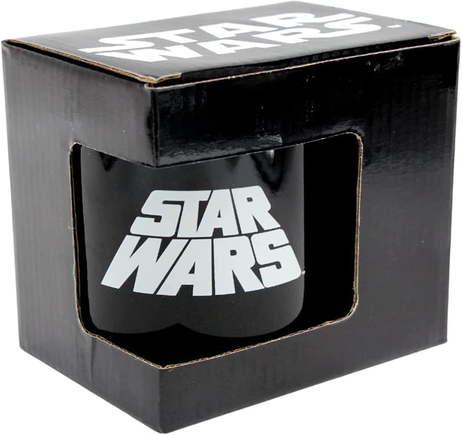 Star Wars - Mandalorian The Child Coaster Set of 4 & 4x 350ml Far Far Away Coffee Mugs - Toptoys2u