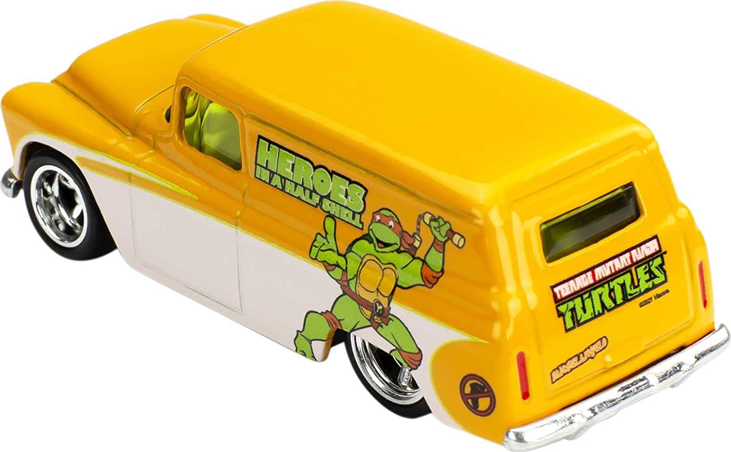 Hot Wheels Premium - Teenage Mutant Ninja Turtles Michelangelo 55' Chevy Pane 1:64 Metal Diecast Car - Toptoys2u