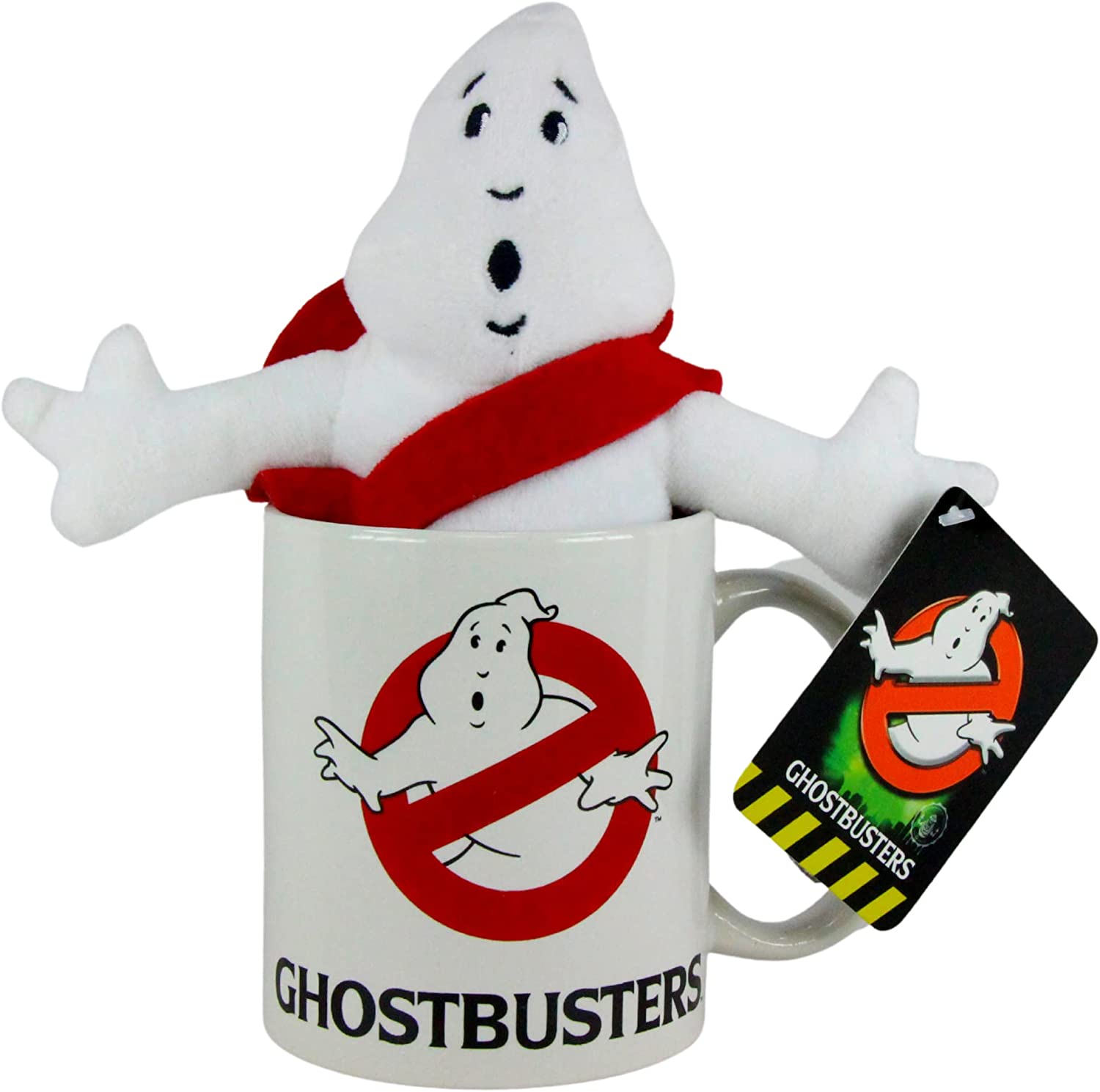 Ghostbusters No Ghost Logo 7" Plush & No Ghost Logo 330ml Mug Bundle - Toptoys2u