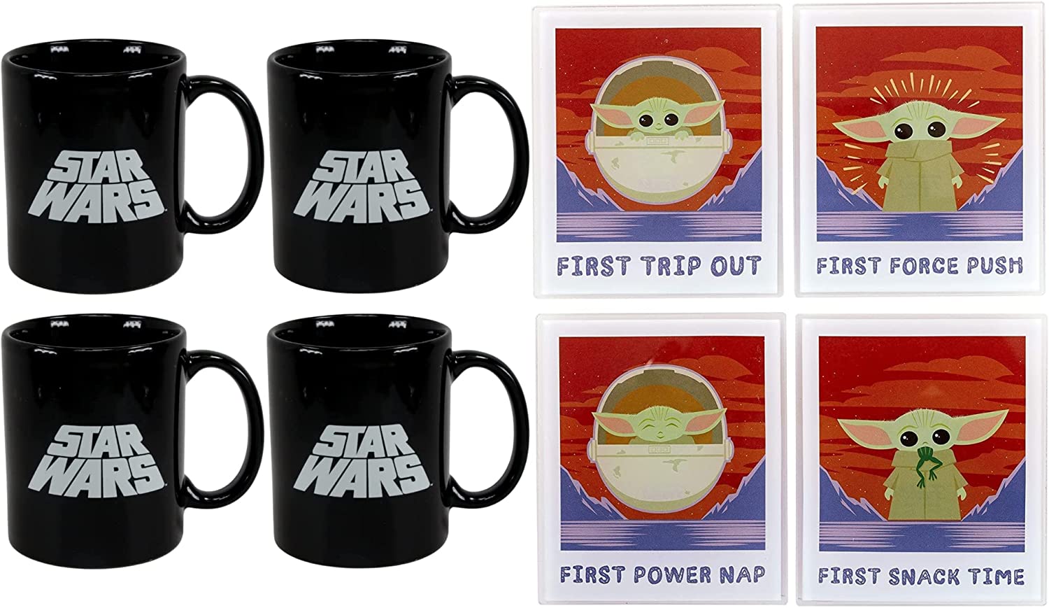 DISNEY Star Wars Mandalorian GROGU Protect Coffee Mug Cup NEW