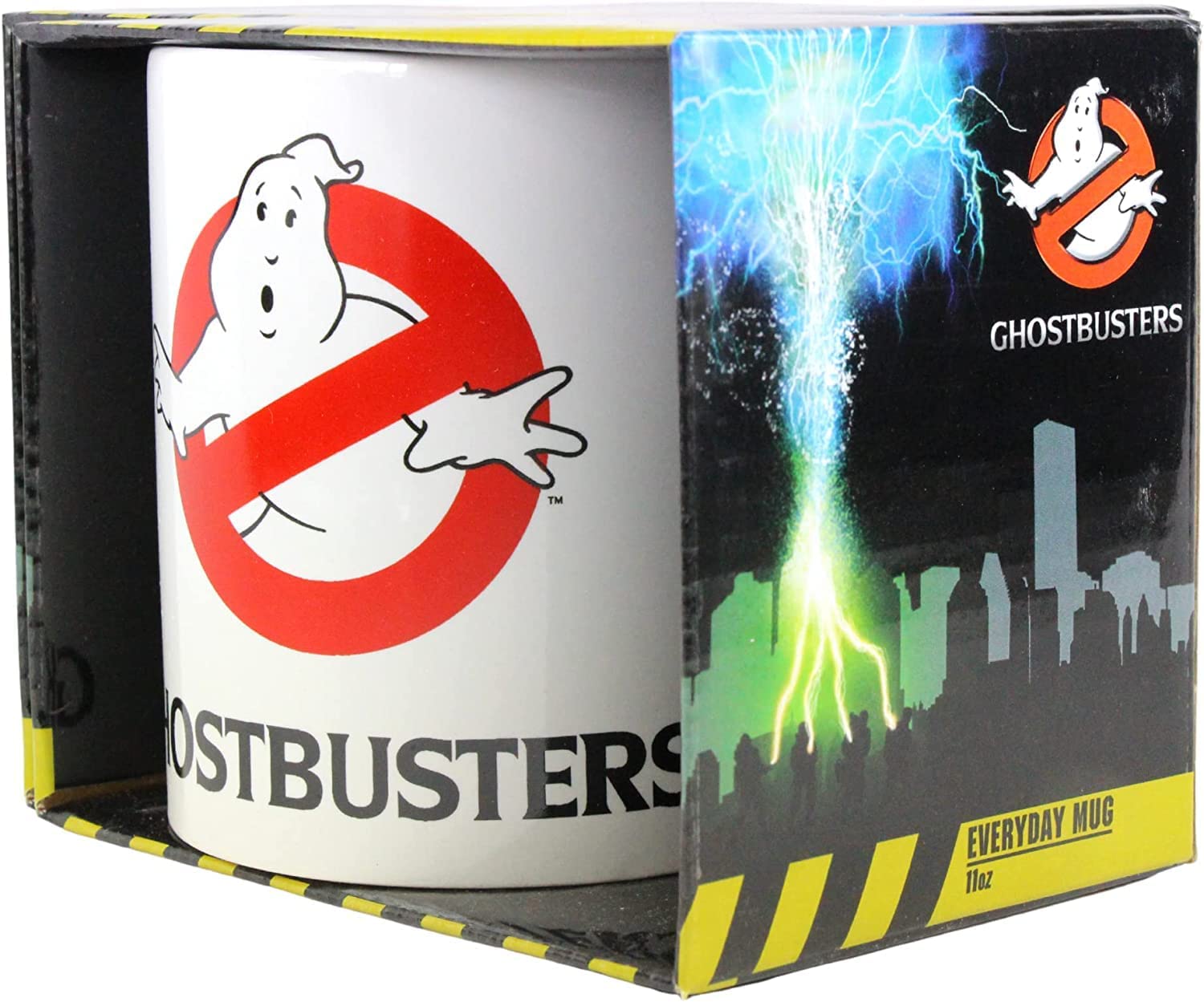 Ghostbusters 330ml Ceramic Mug Twin Packs - Who Ya Gonna Call & Ghostbuster Logo Mug - Toptoys2u