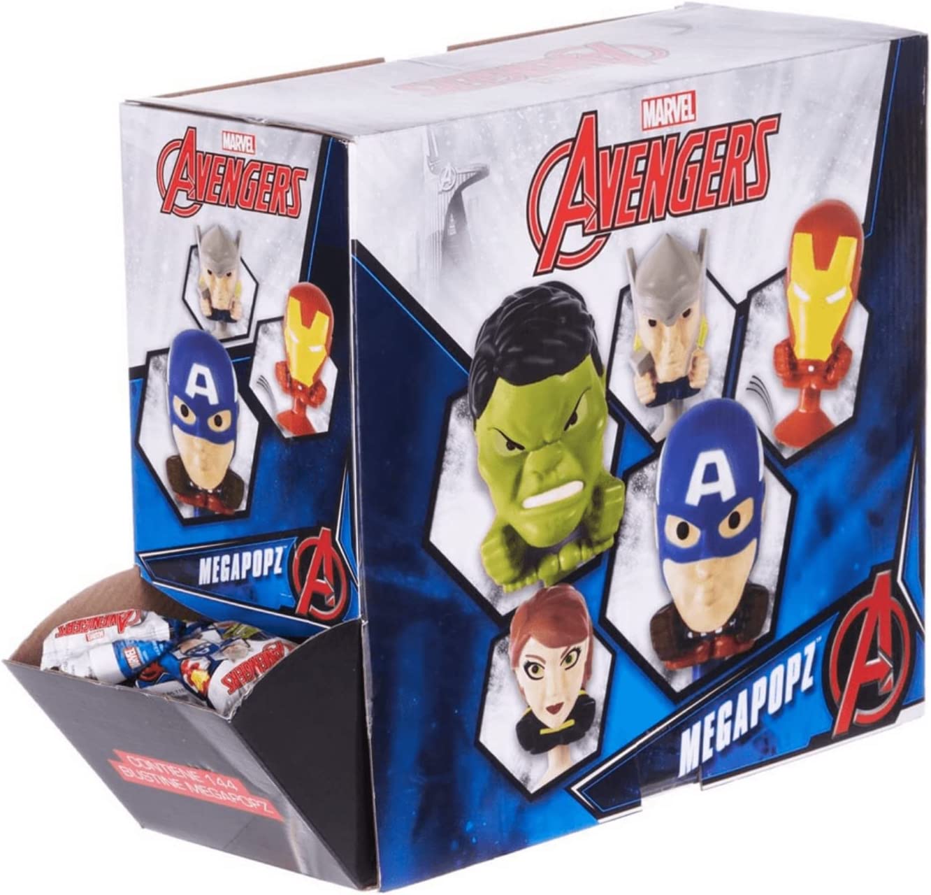 Marvel Avengers Megapopz Party Favours Collectable Figure Heads CDU of 144 Megapopz - Toptoys2u