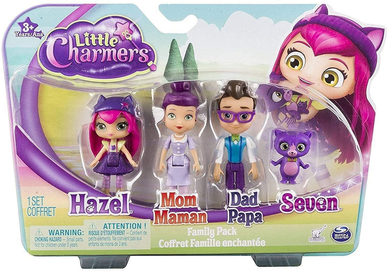 Little Charmers Hazel Family Pack of all 4 Figures Hazel, Mom, Dad and Puppy Seven - Toptoys2u