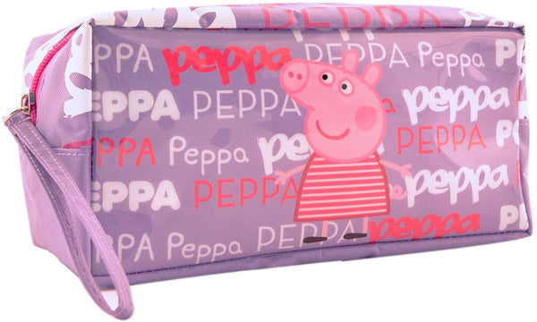 Peppa Pig Kids School Pencil Case Toiletries Bag Holder - Toptoys2u