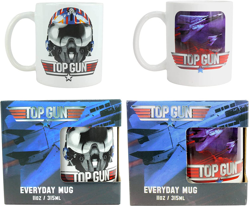 Top Gun Maverick 315ml Maverick Helmet & Maverick Plane Ceramic Mugs - Toptoys2u