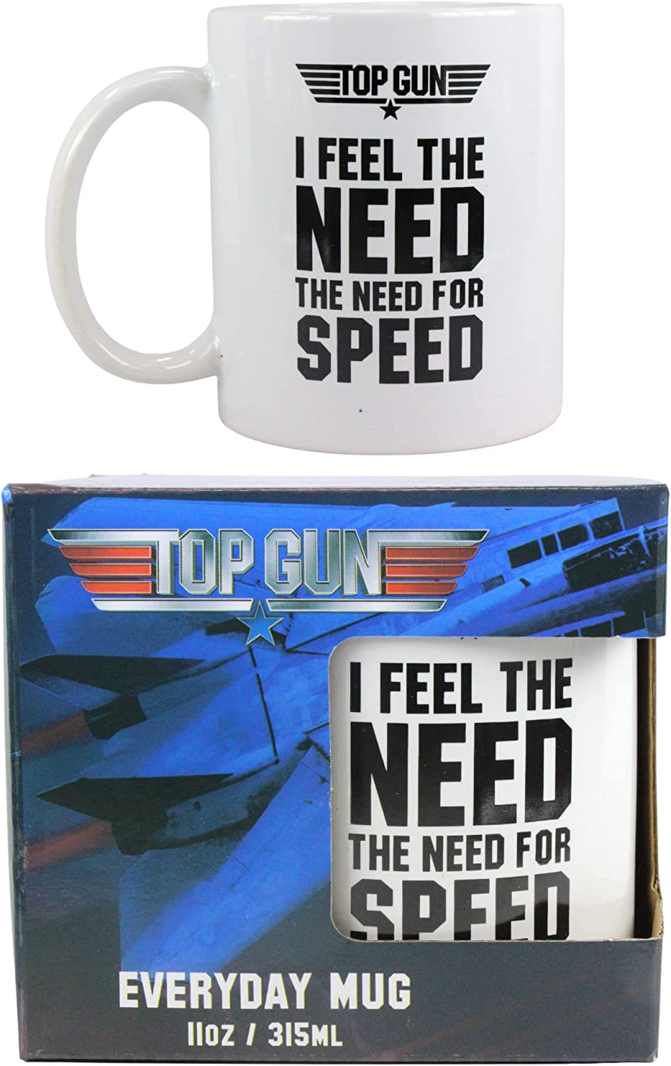 Top Gun Maverick 315ml Maverick Helmet & Need for Speed Ceramic Mugs - Toptoys2u