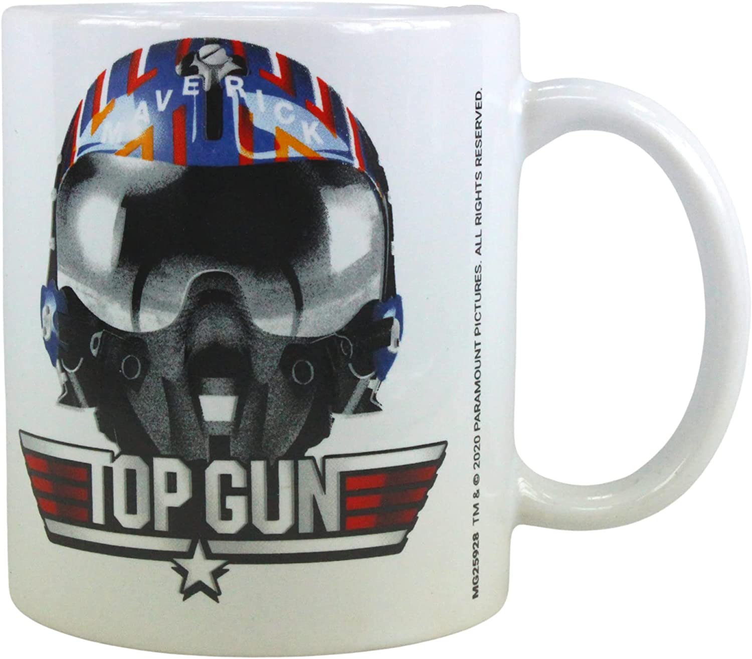 Top Gun Maverick 315ml Maverick Helmet & Iceman Helmet Ceramic Mugs - Toptoys2u