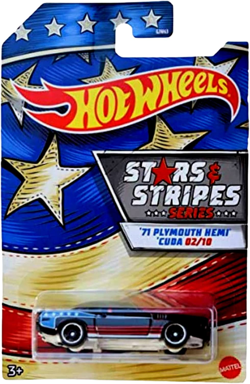 Hot Wheels Stars & Stripes Series - '64 Pontiac GTO & '71 Plymouth Hemi  'Cuda