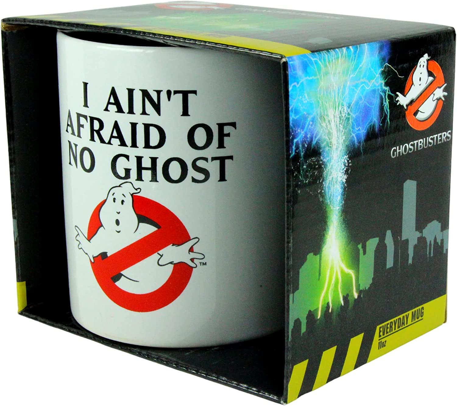 Ghostbusters 330ml Ceramic Mug Twin Packs - I Ain't Afraid of No Ghost & Who Ya Gonna Call Mug - Toptoys2u