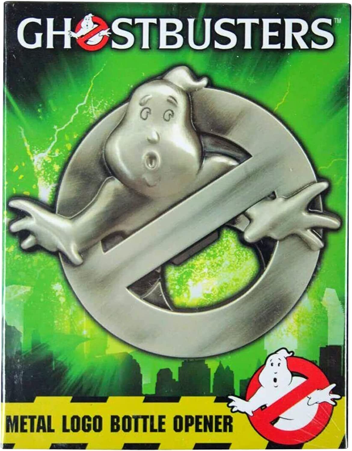 Ghostbusters 3 Piece Gift Sets - Logo Can Cooler, Metal Logo Bottle Opener & 330ml "I Ain't Afraid of No Ghost" Ceramic Mug - Toptoys2u