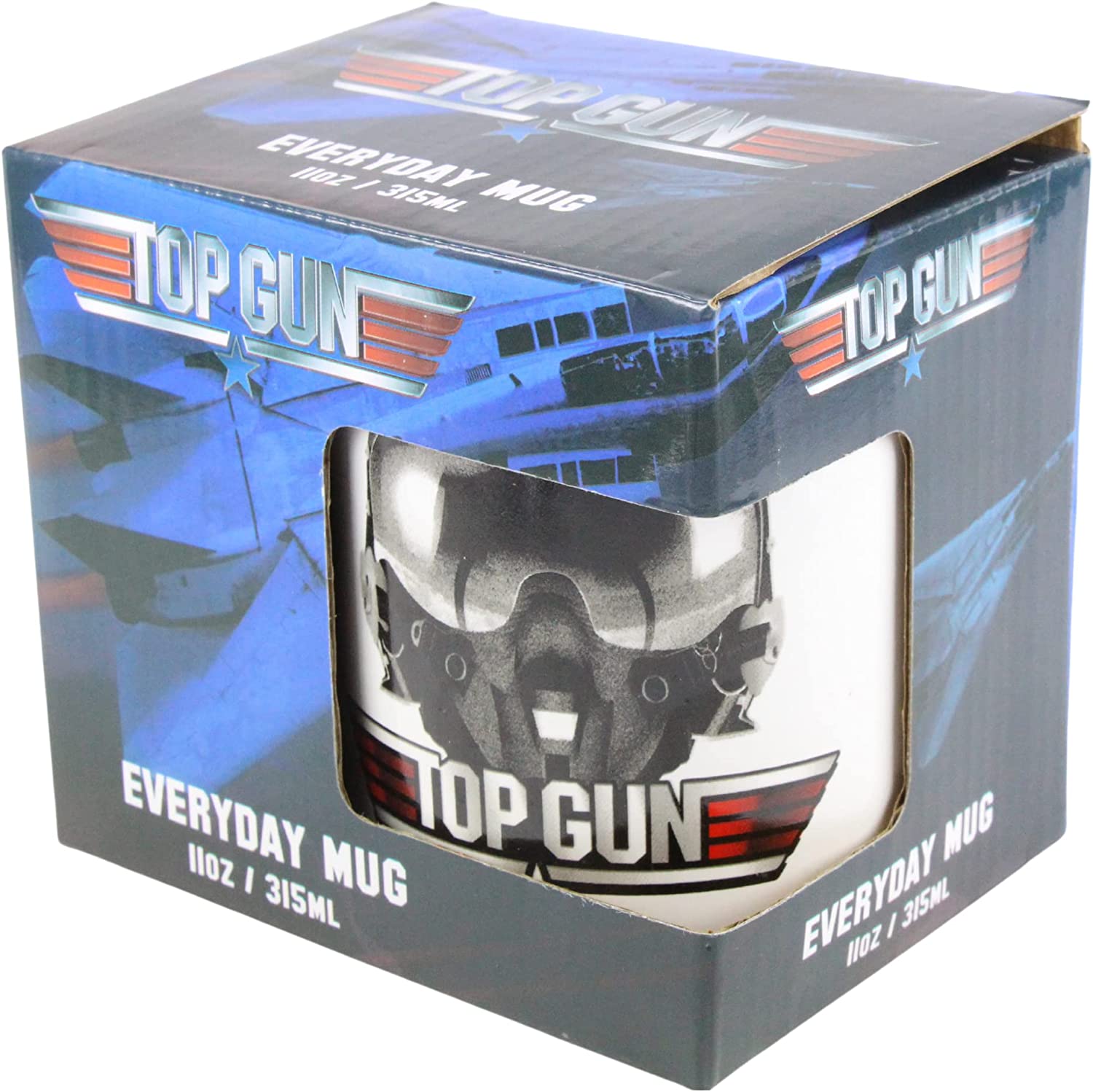 Top Gun Maverick 315ml Maverick Helmet & Iceman Helmet Ceramic Mugs - Toptoys2u