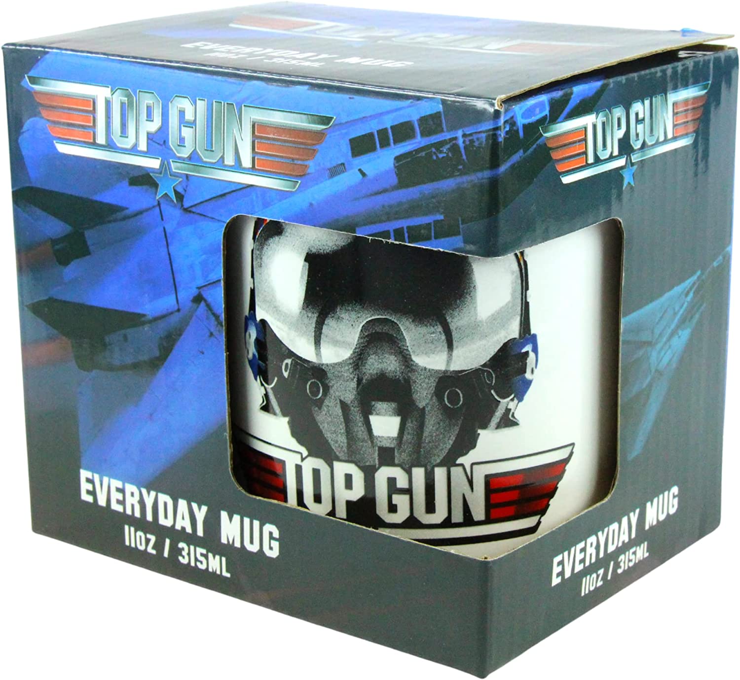 Top Gun Maverick 315ml Maverick Helmet & Iceman Helmet Ceramic Mugs - Toptoys2u