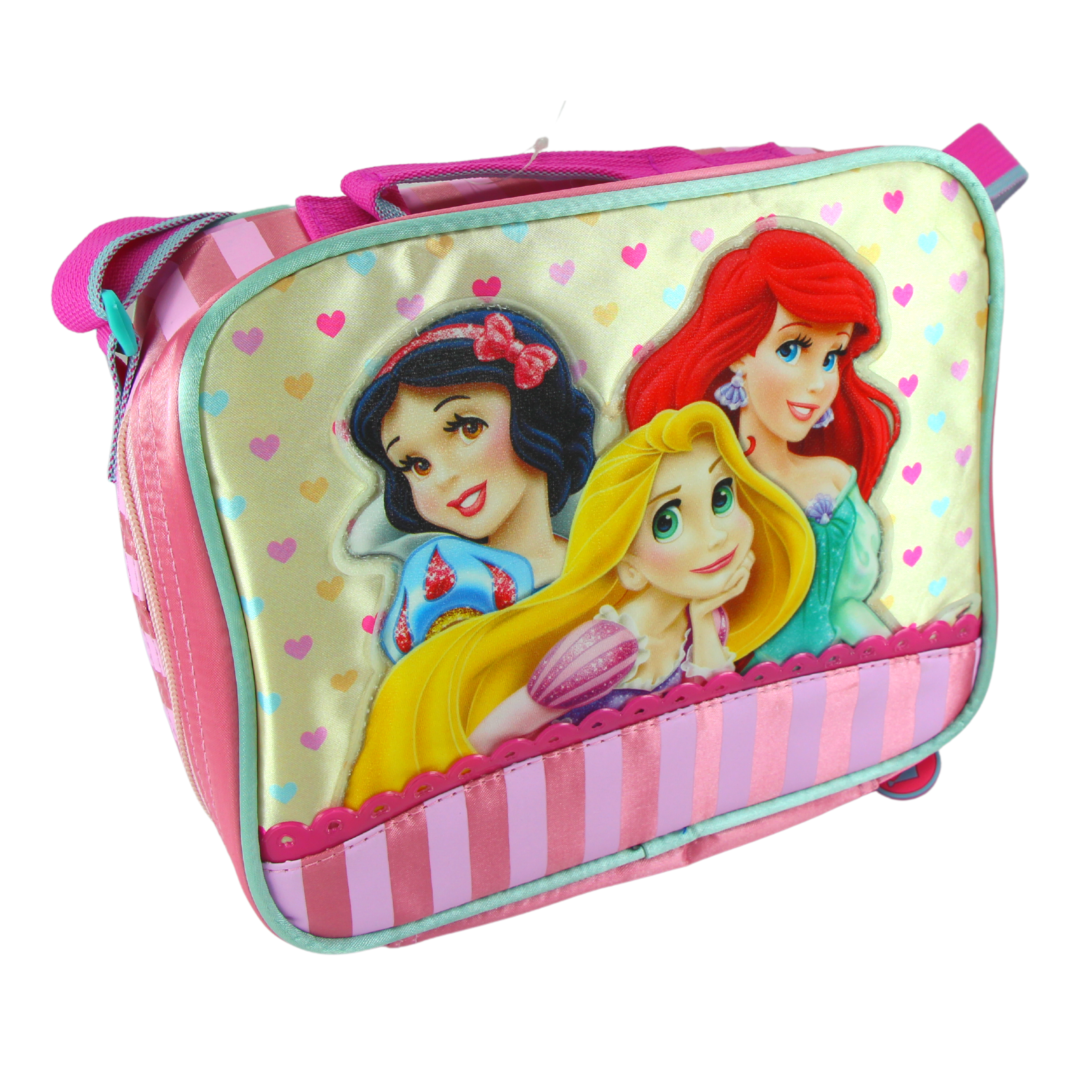 Disney Princess School Lunch Bag Set with Sandwich Box & 450ml Drinks Bottle - Toptoys2u