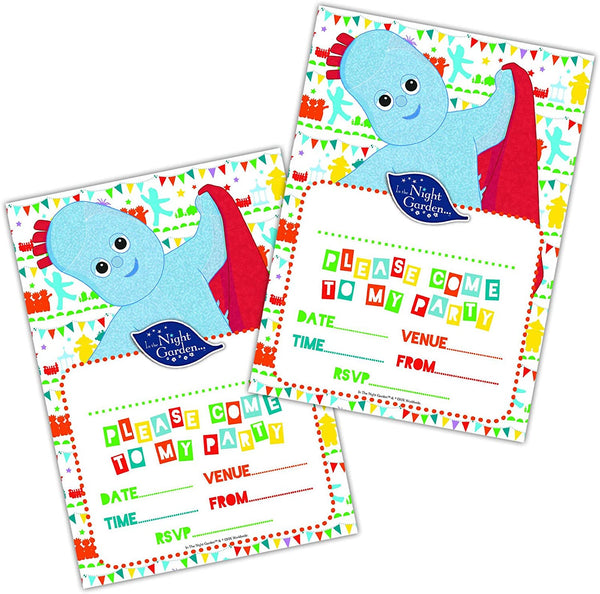 Official In the Night Garden Party Invites x Pack of 20 with Envelopes - Toptoys2u