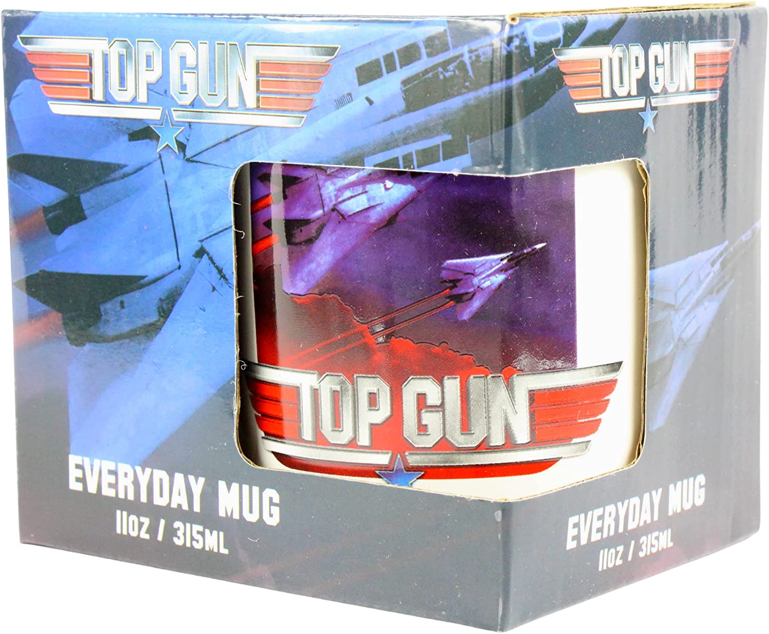 Top Gun Maverick 315ml Maverick Helmet & Maverick Plane Ceramic Mugs - Toptoys2u