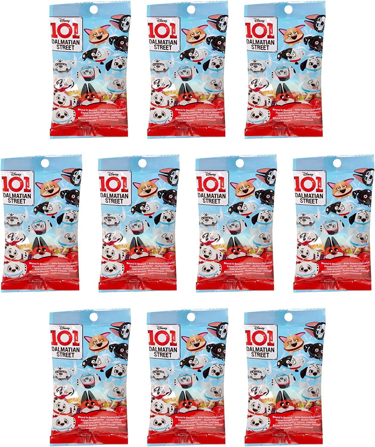 Disney 101 Dalmatians Street Bound to Bounce Blind Bags - 10 Pack - Toptoys2u