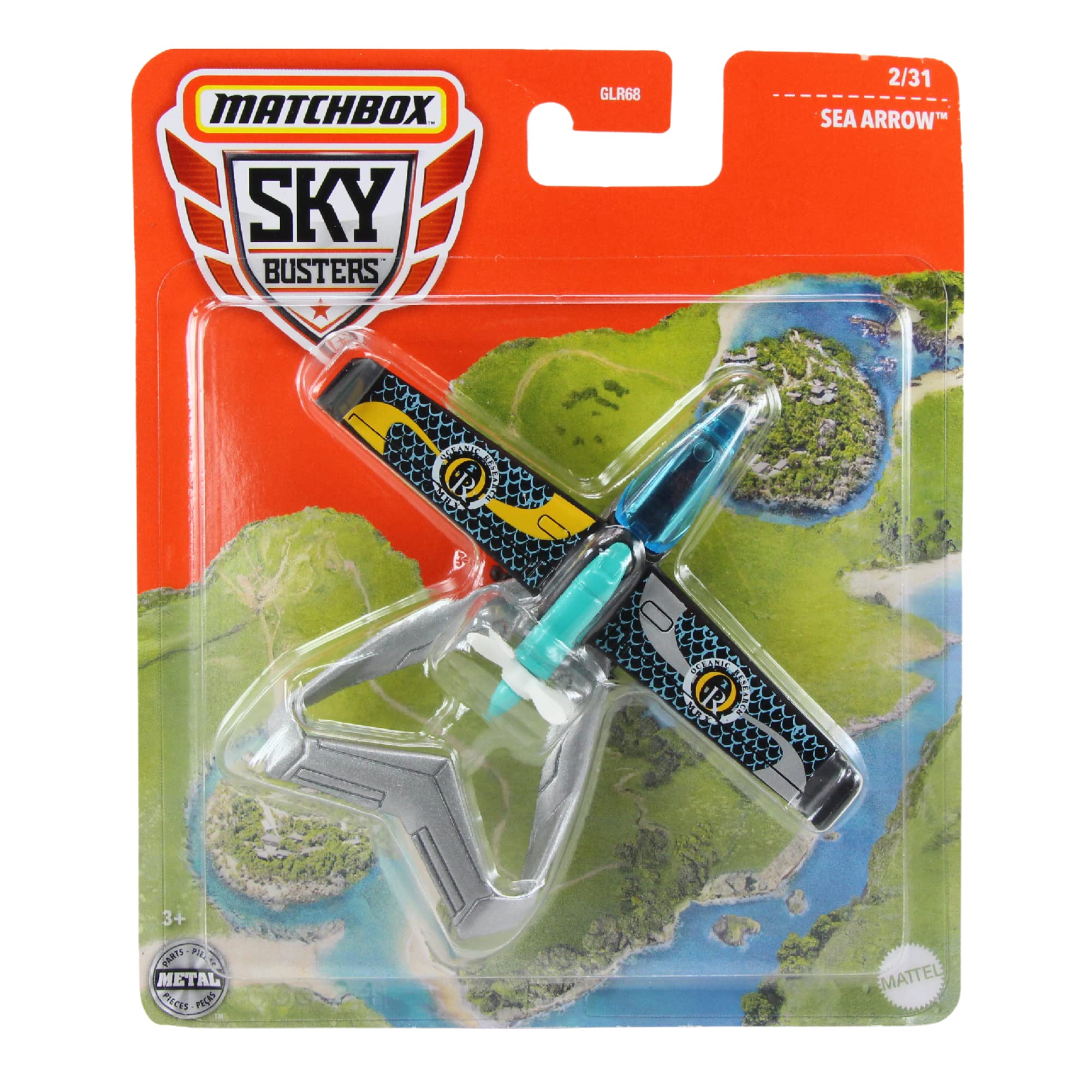 Matchbox Skybusters Sea Arrow Diecast Plane 1:64 Scale - Toptoys2u