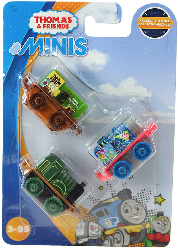 Thomas & Friends Minis 3 Pack - Emily, Cockroach Bert & New Year's Edward GBB62 - Toptoys2u