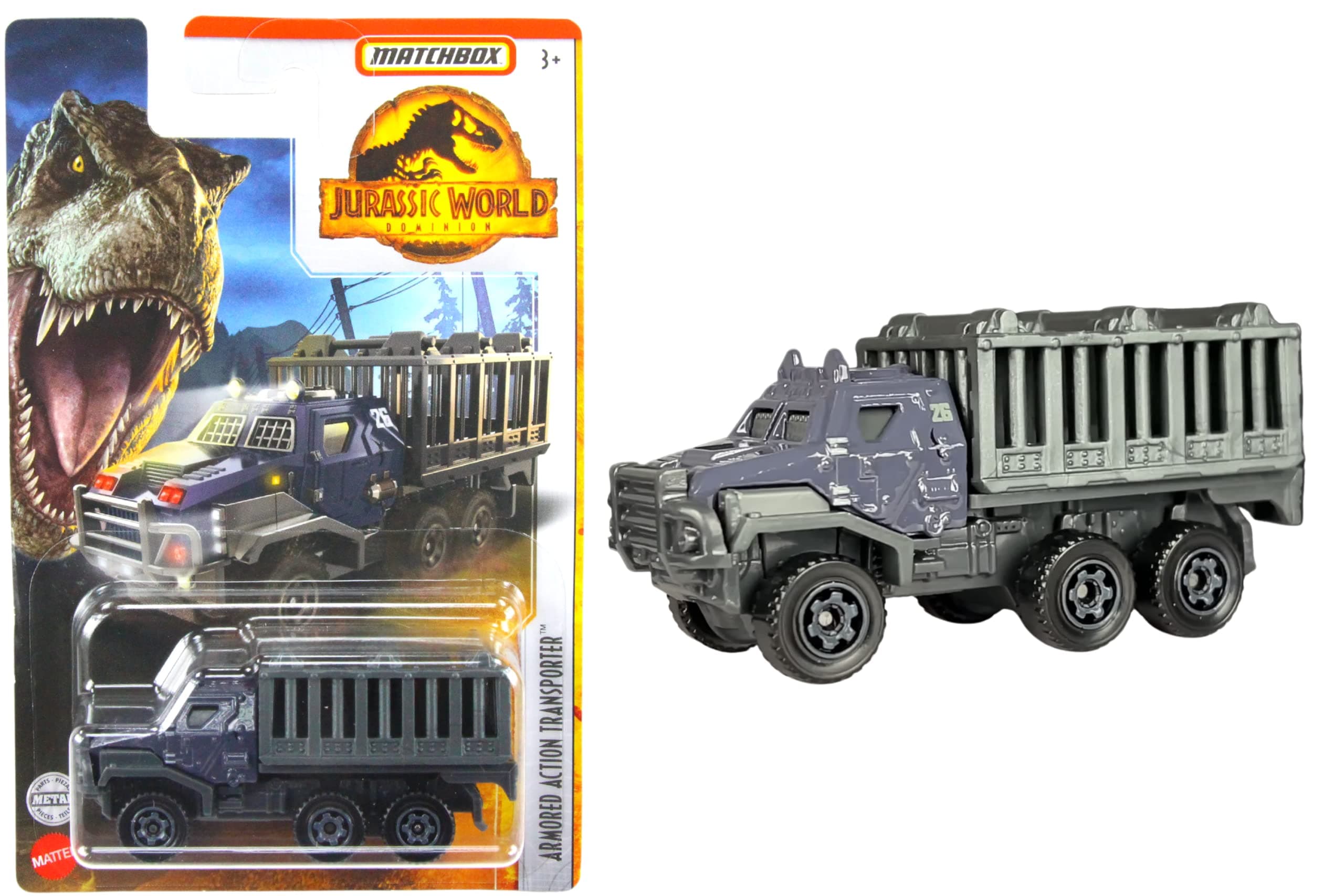 Matchbox Jurassic World Dominion - Armored Action Transporter - Toptoys2u